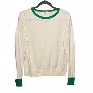 Boden Women's Cream and White Jumper